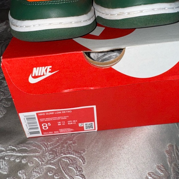 Orange and Green Nike Dunks - Picture 7 of 8